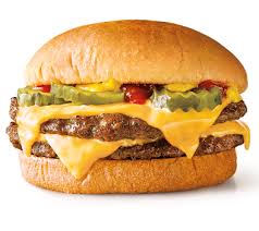 Sonic cheeseburger 2026 with melted cheese, beef patty, pickles, ketchup and mustard
